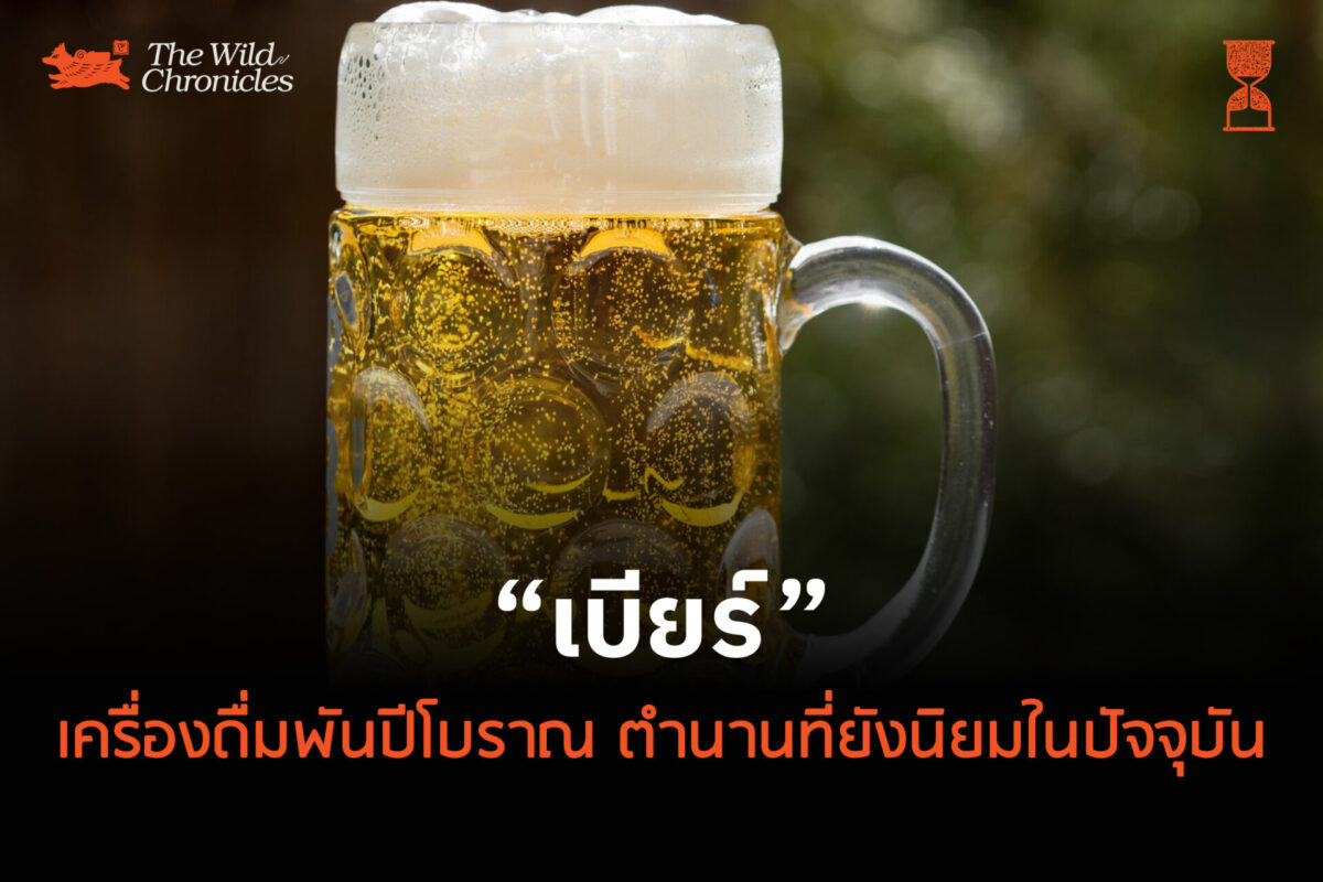 เบียร์ : เครื่องดื่มพันปีโบราณ ตำนานที่ยังนิยมในปัจจุบัน