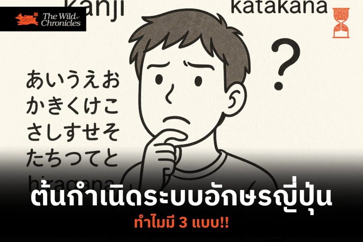 อธิบายสั้นๆ ต้นกำเนิดระบบอักษรญี่ปุ่นทำไมมี 3 แบบ!! 🤯