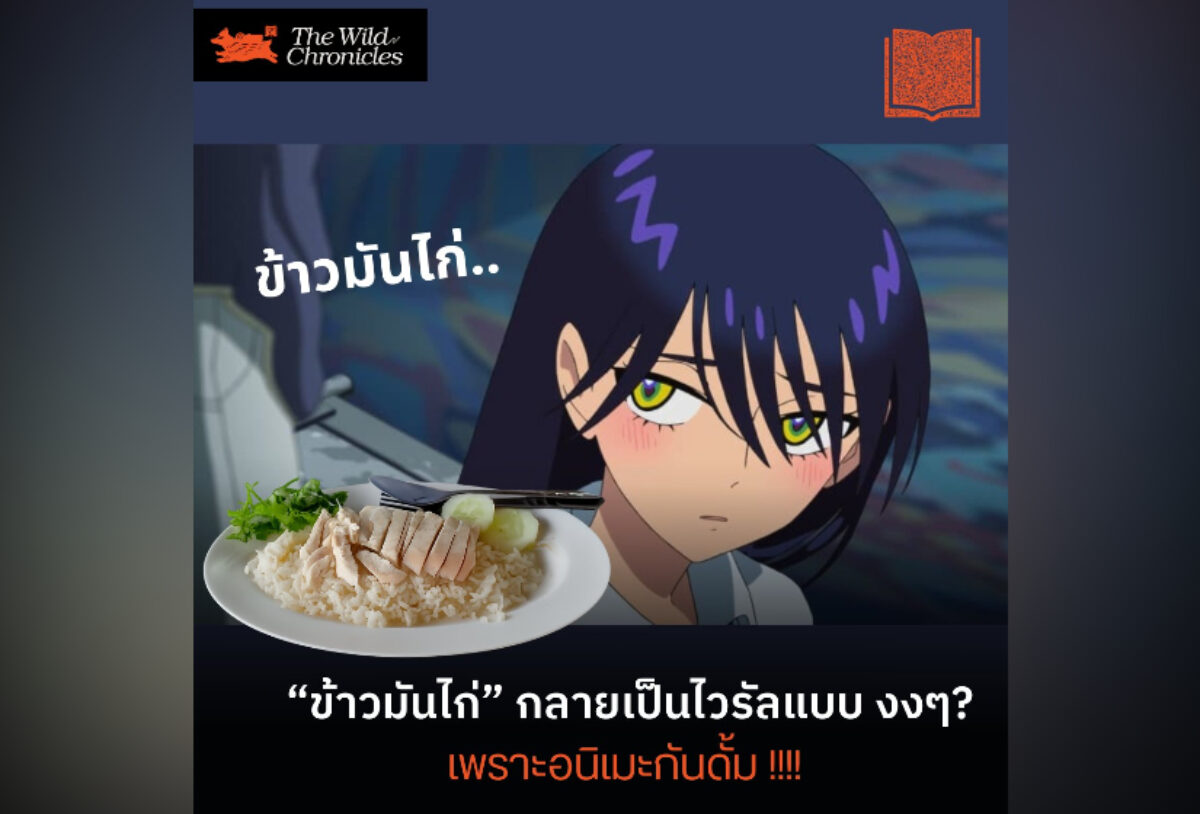 “ข้าวมันไก่” กลายเป็นไวรัลแบบ งงๆ? เพราะอนิเมะกันดั้ม !!!